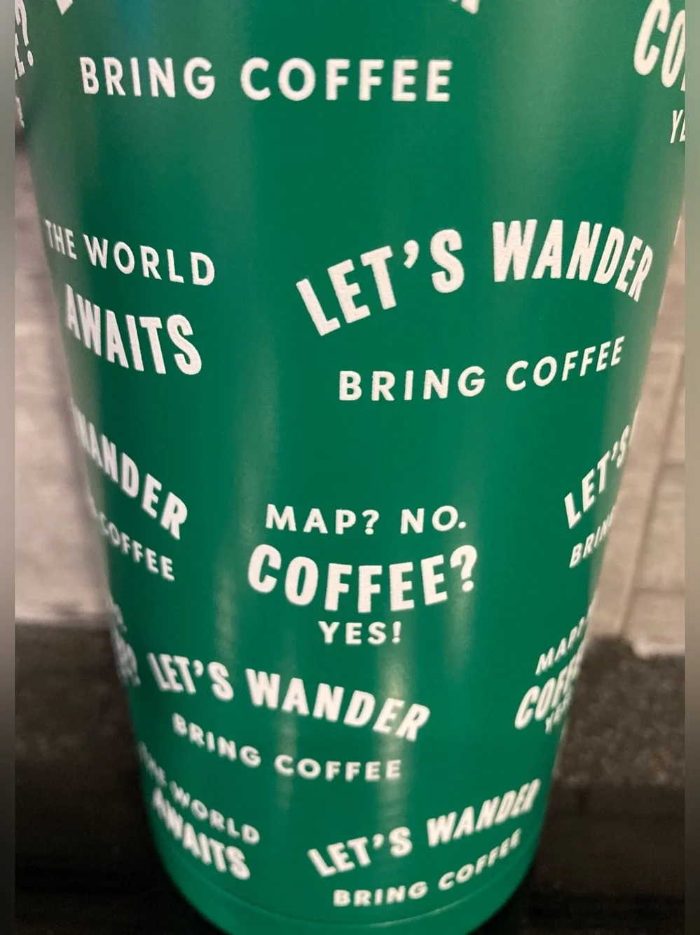 Starbucks Bring Coffee Stainless All Over Hybrid Tumbler
